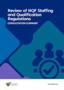 Review of NQF Staffing Summary cover