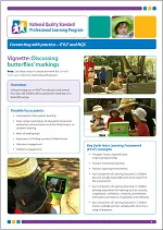 Connecting with practice: Supporting resource – Discussing butterflies’ markings video thumbnail image