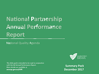 National Partnership Annual Performance Report 2017 – Slide pack cover image